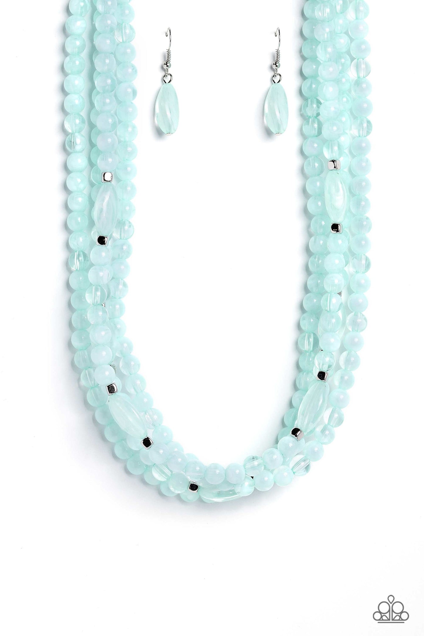 Paparazzi Layered Lass - Blue Necklace P2ST-BLXX-221XX