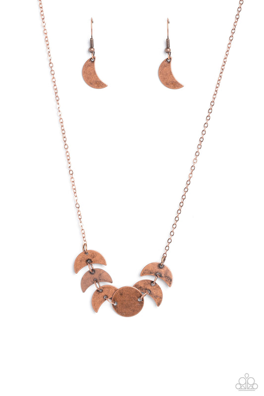 Paparazzi LUNAR Has It - Copper Necklace P2SE-CPXX-163XX