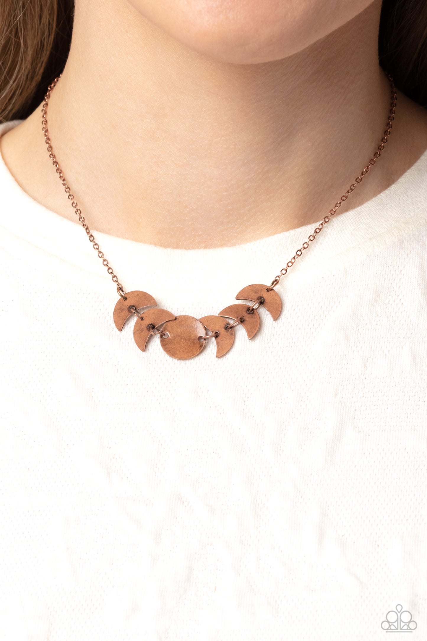 Paparazzi LUNAR Has It - Copper Necklace P2SE-CPXX-163XX