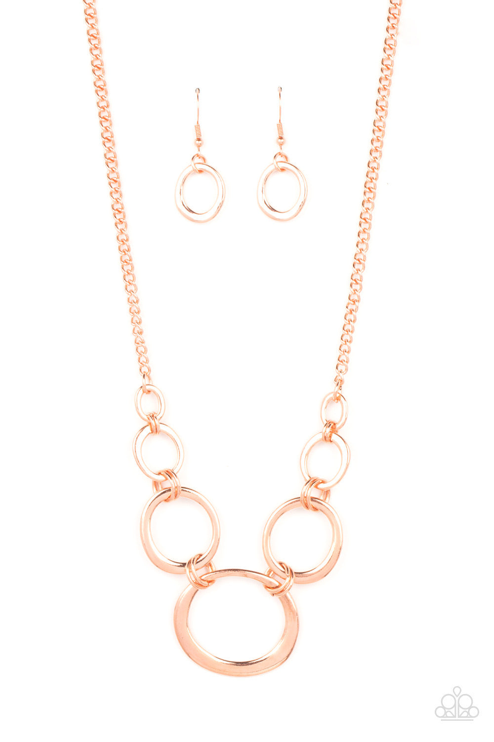 Paparazzi Short Circuit - Copper Necklace P2BA-CPSH-056XX