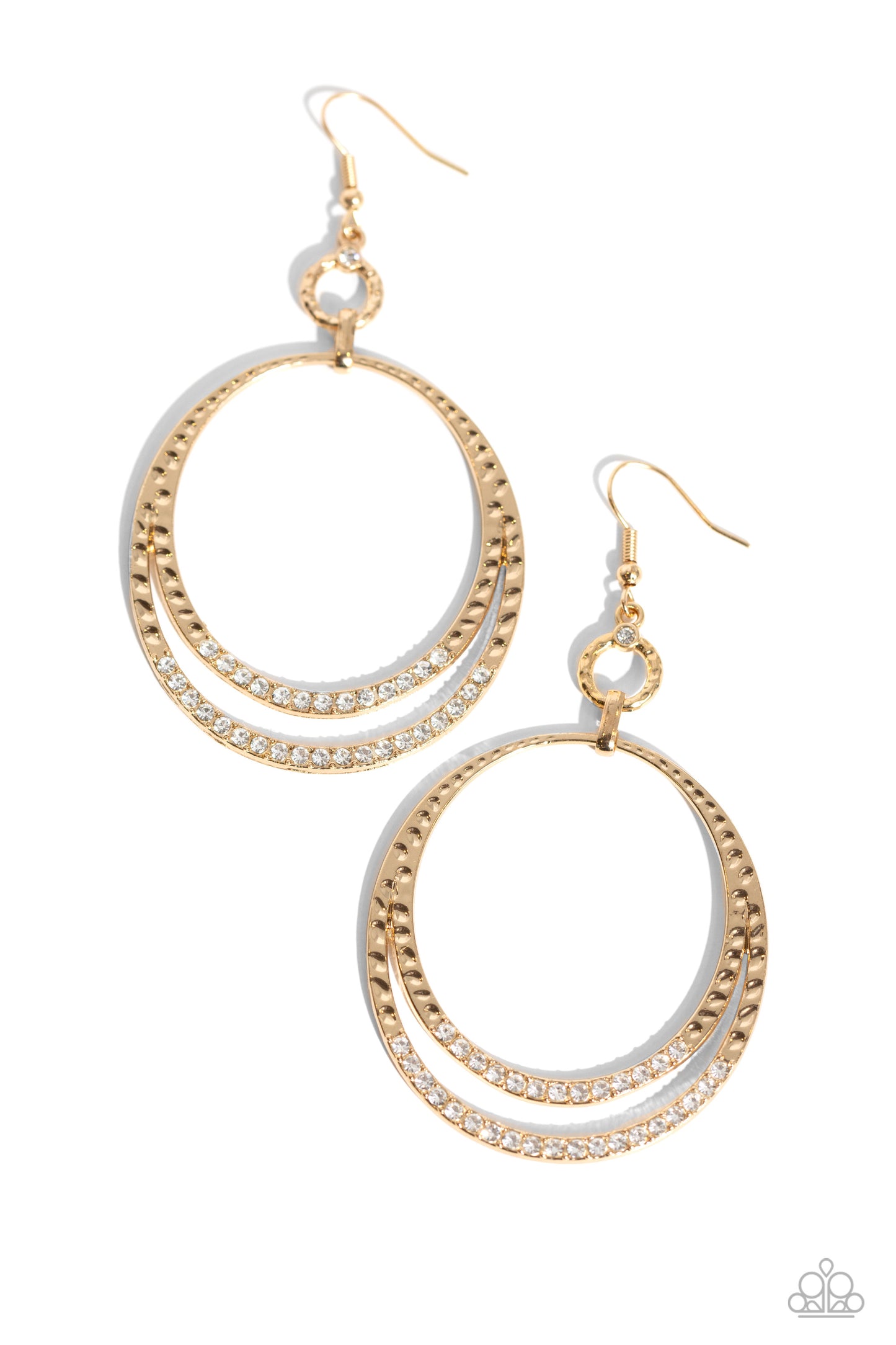 Paparazzi Spin Your HEELS - Gold Earring P5RE-GDXX-263XX