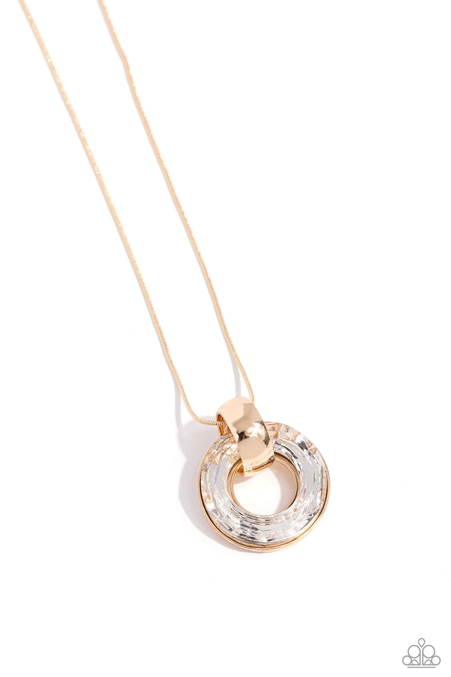 Paparazzi Timeless Triumph - Gold Necklace  P2RE-GDXX-483XX