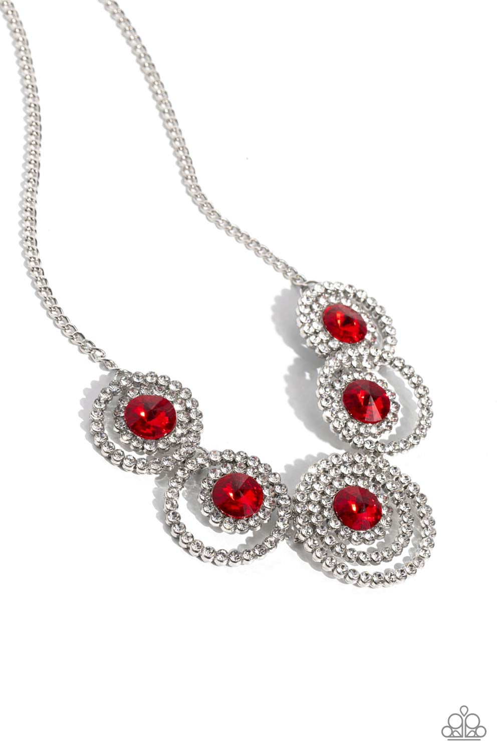 Paparazzi Dramatic Darling - Red Necklace P2RE-RDXX-261XX