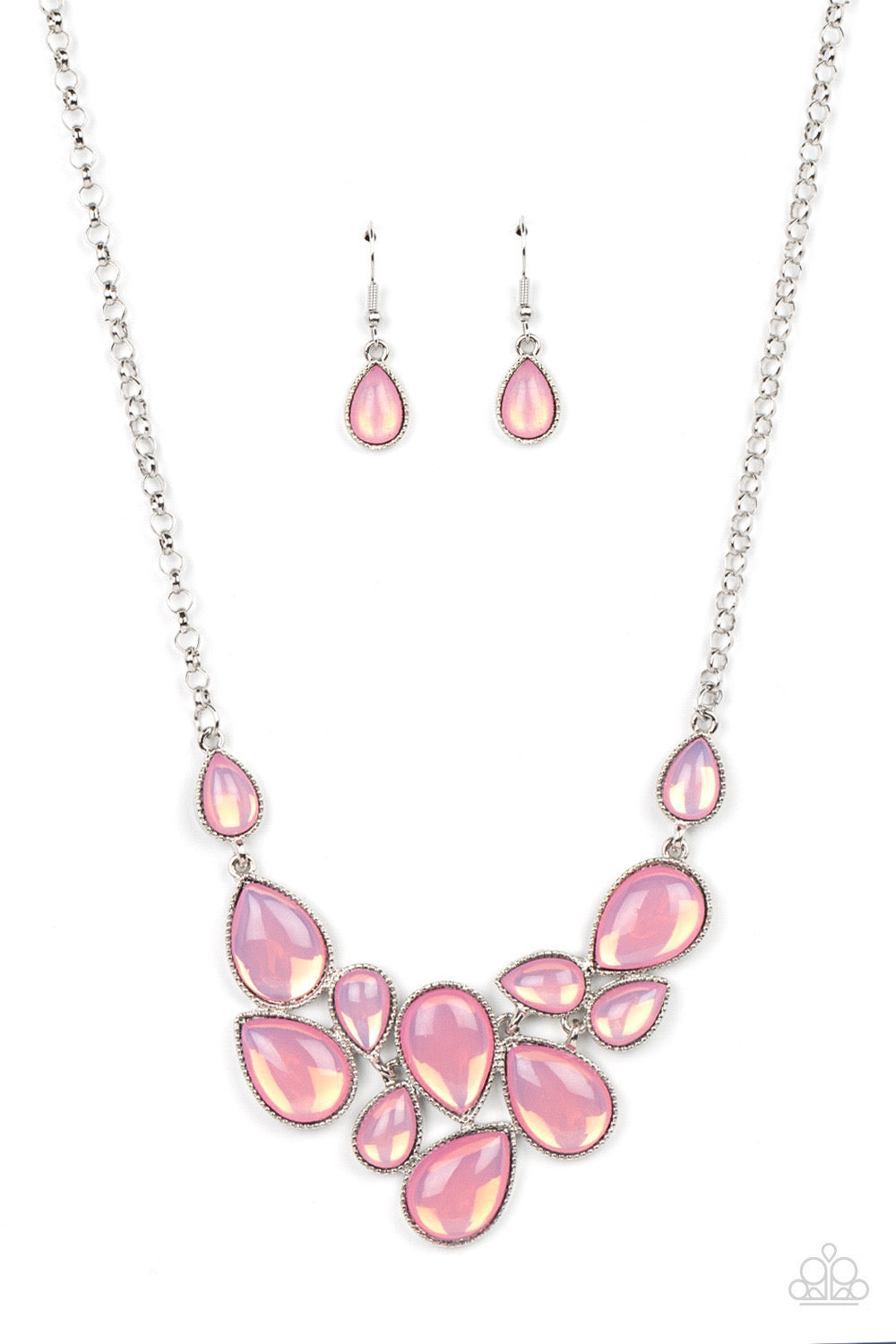 Paparazzi Keeps GLOWING and GLOWING - Pink Necklace  P2WH-PKXX-464XX