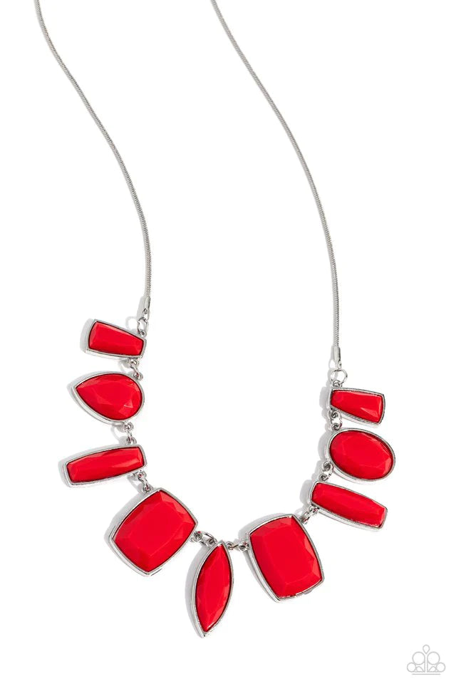 Paparazzi Luscious Luxe - Red Necklace