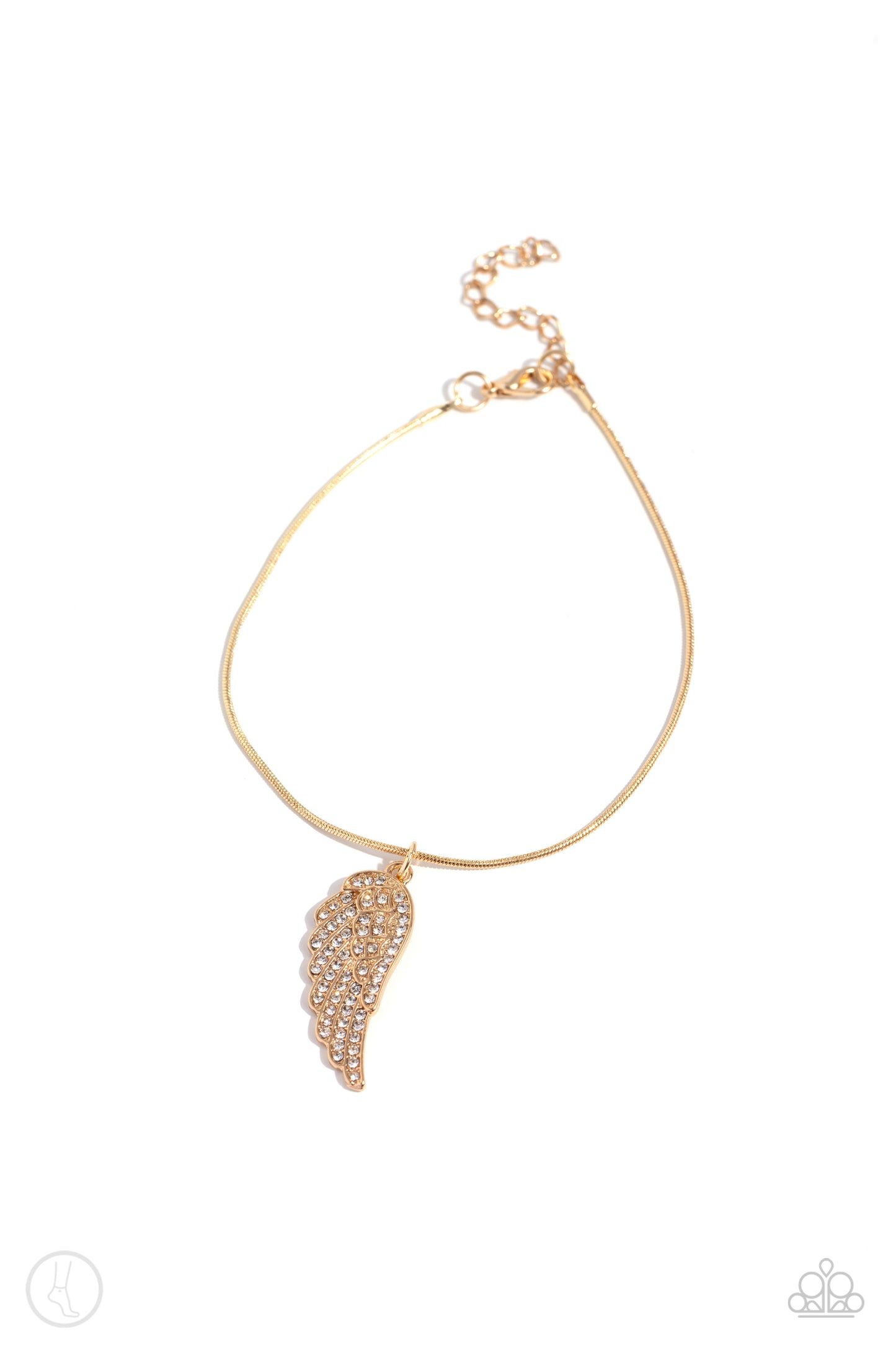 Paparazzi Angelic Accent - Gold Anklet P9AN-GDXX-063XX