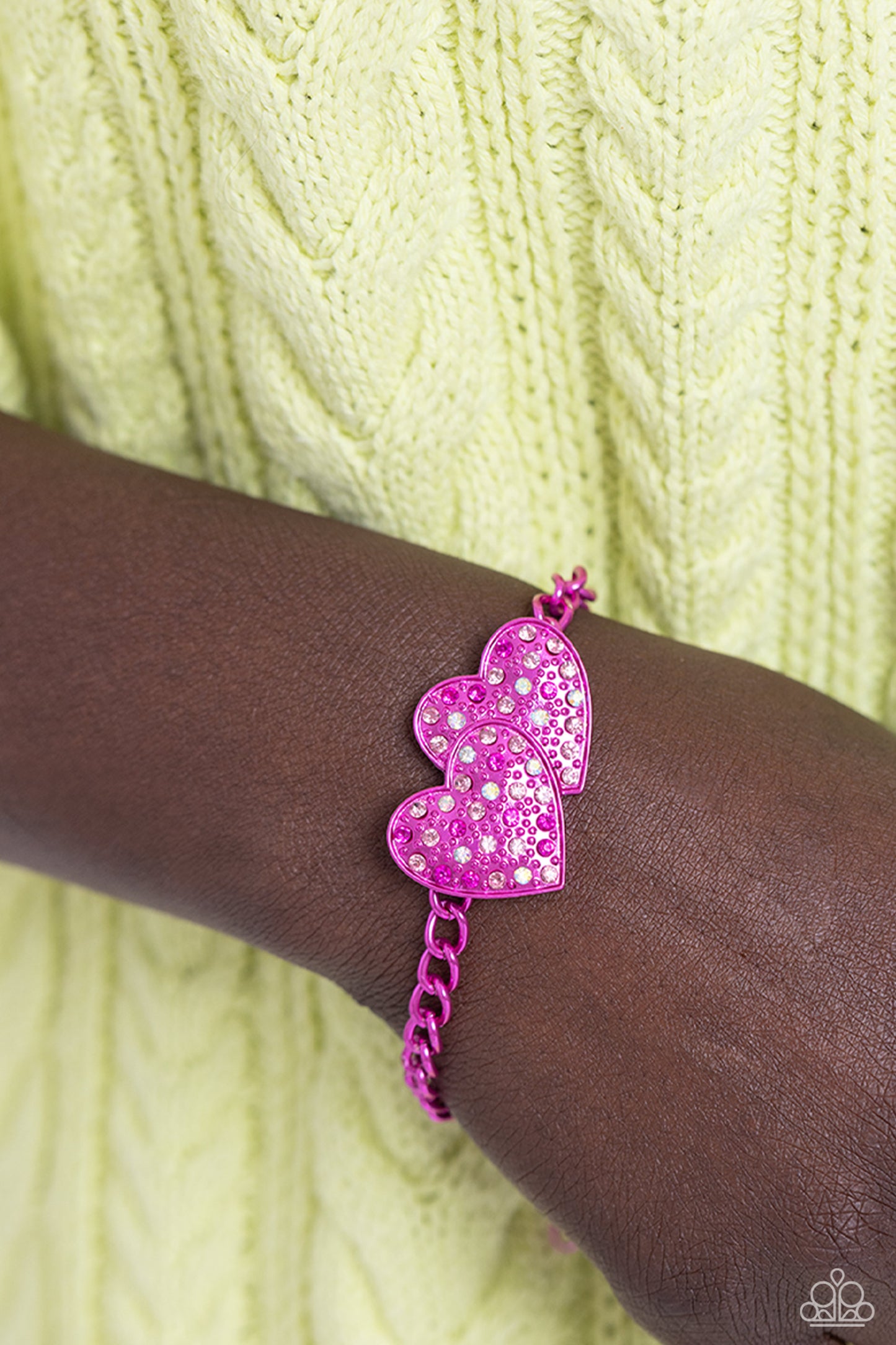 Paparazzi Lovestruck Lineup - Pink Bracelet P9ST-PKXX-019RL