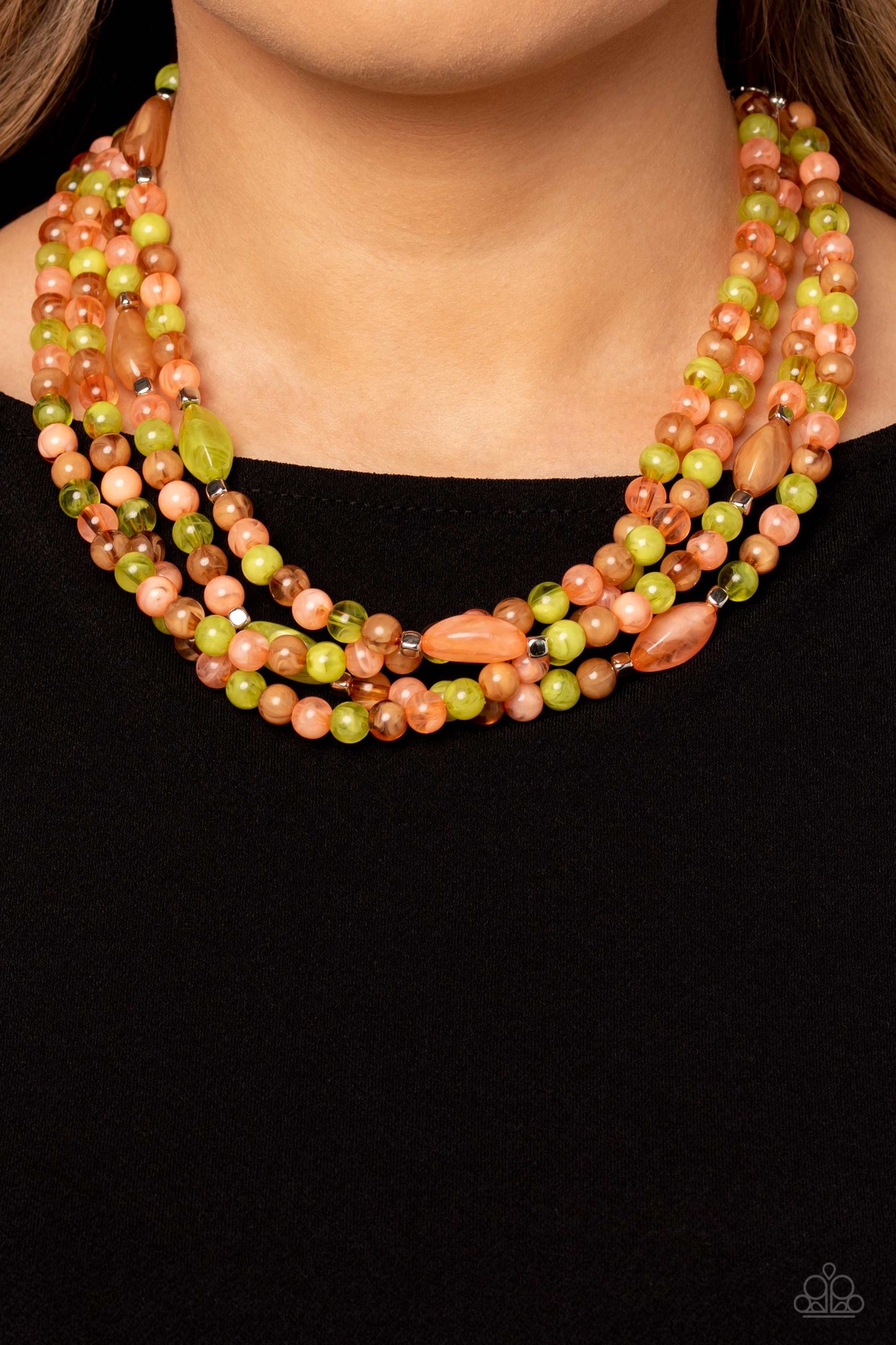 Paparazzi Layered Lass - Multi Necklace P2ST-MTXX-118XX