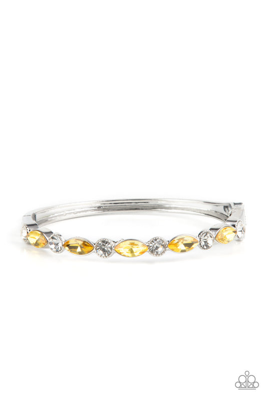 Paparazzi Petitely Powerhouse - Yellow Bracelet P9RE-YWXX-027XX