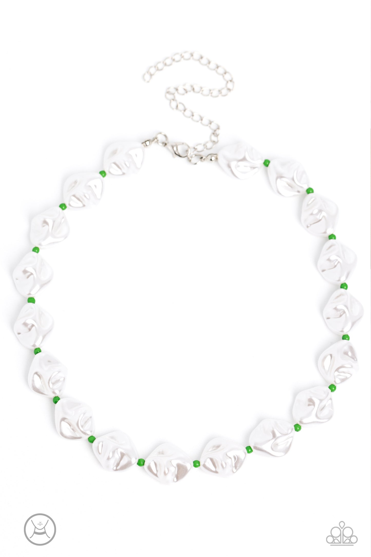 Paparazzi SHORE Enough - Green Necklace P2CH-GRXX-025XX