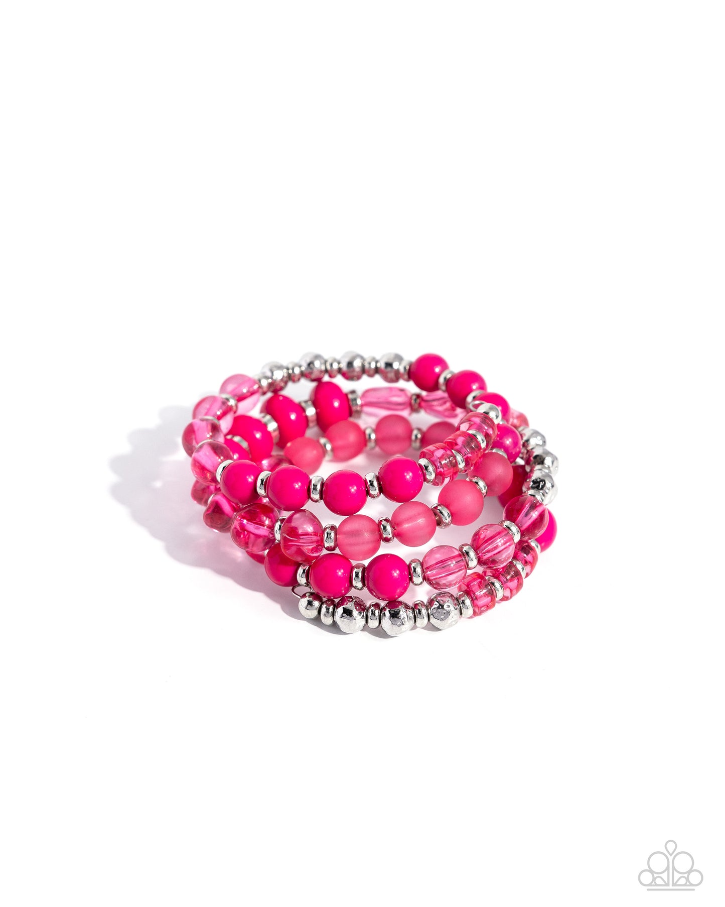 Paparazzi Colorful Charade - Pink Bracelet P9WH-PKXX-281XX