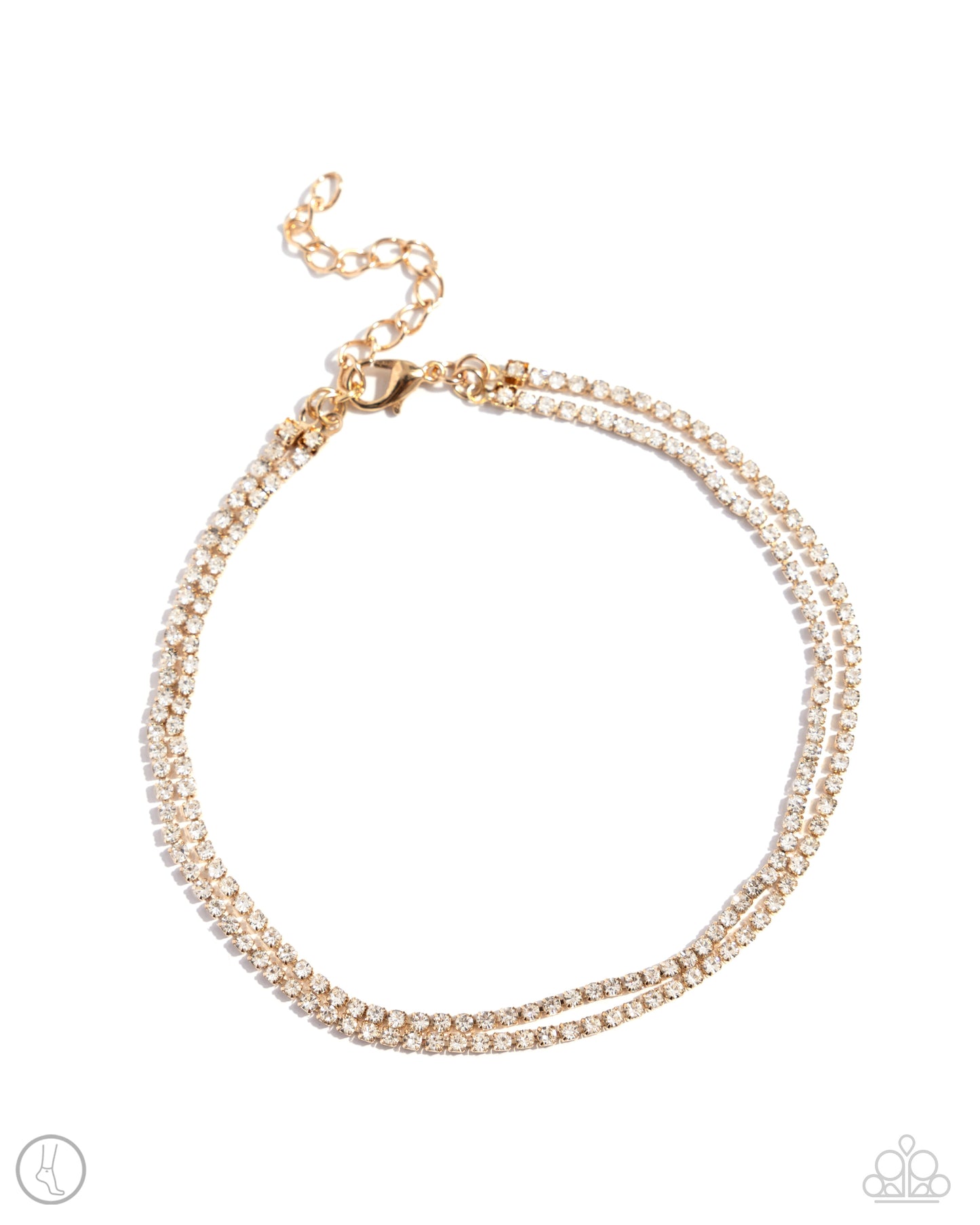 Paparazzi Dainty Declaration - Gold anklet Bracelet P9AN-GDXX-074XX