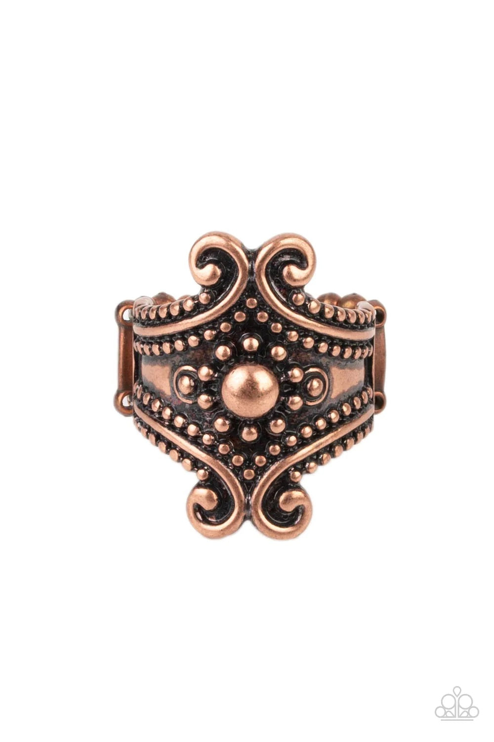 Artisan Artifice - Copper Ring - Paparazzi Accessories