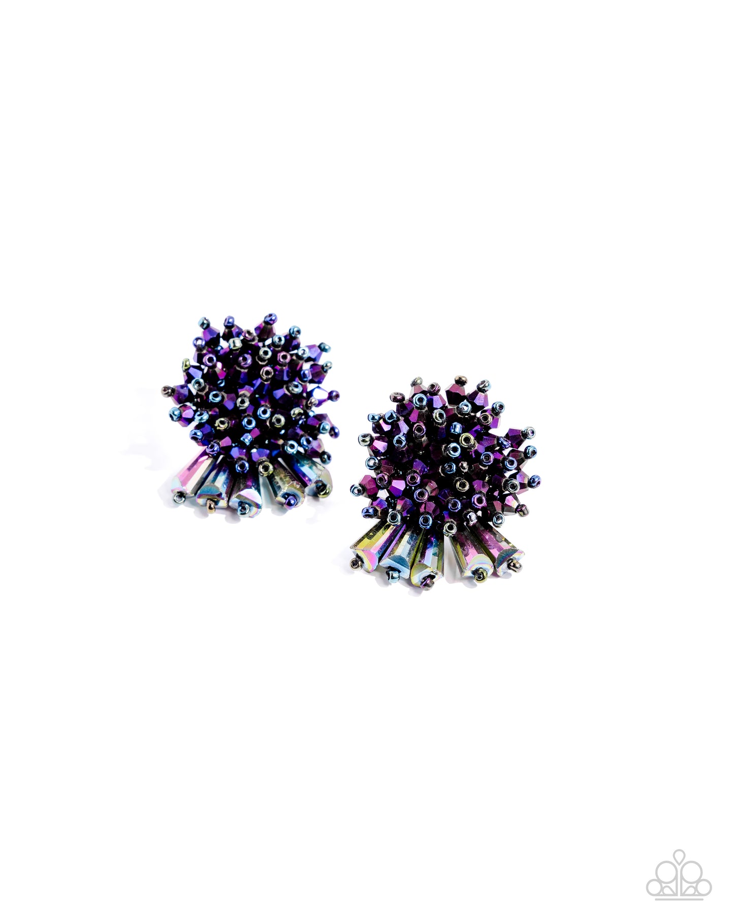 Paparazzi Streamlined Sass - Purple Post Earring  P5PO-PRXX-027XX