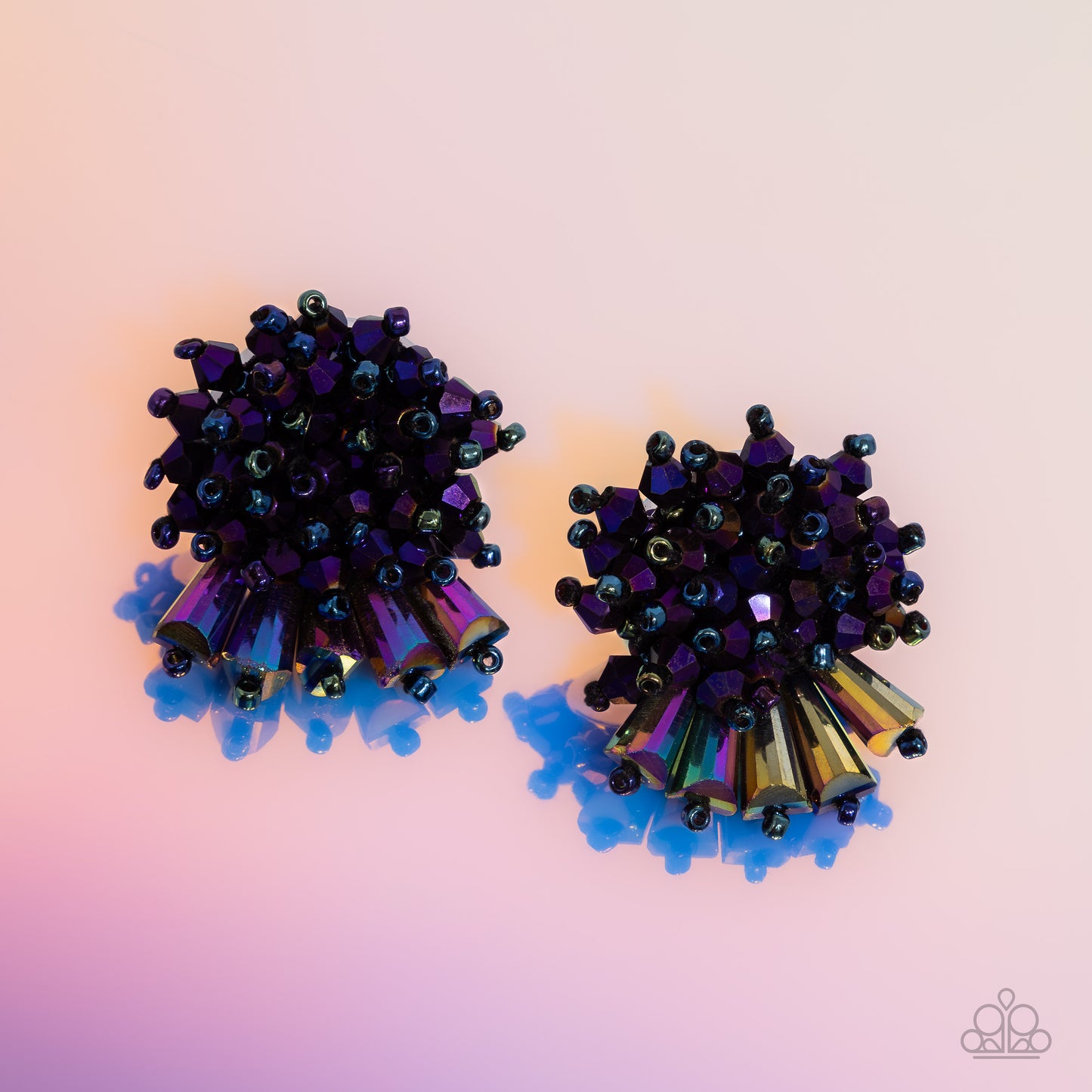 Paparazzi Streamlined Sass - Purple Post Earring  P5PO-PRXX-027XX