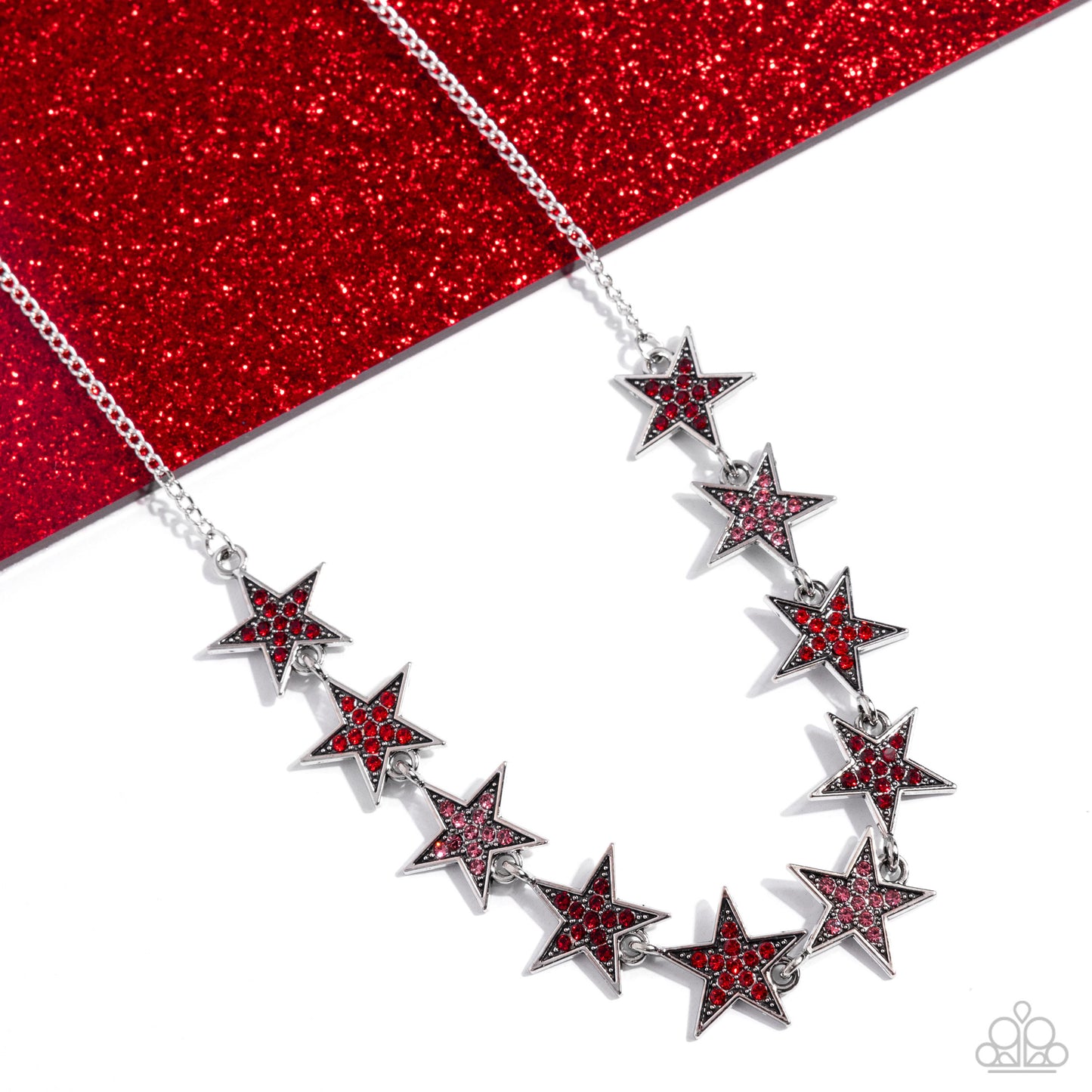 Paparazzi Star Quality Sensation - Red Necklace P2SE-RDXX-346XX