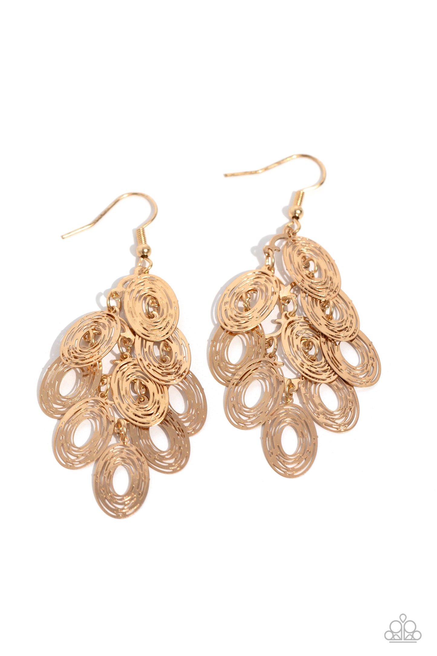 Paparazzi Thrift Shop Twinkle - Gold Earring P5ED-GDXX-078XX