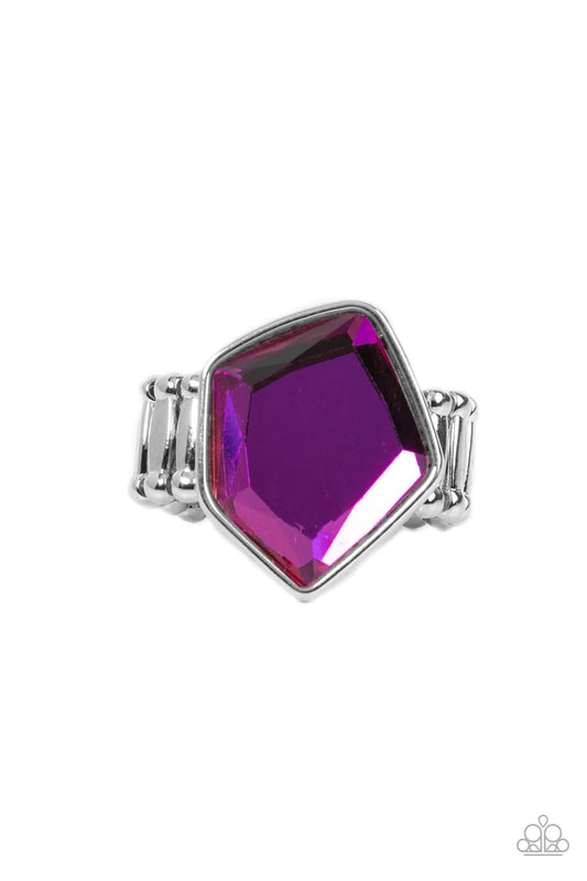 Abstract Escapade - Purple Ring - Paparazzi Accessories