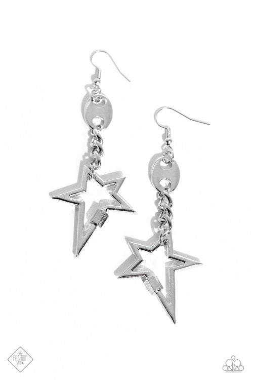 Iconic Impression - Silver Earring Item #P5ST-SVXX-060OG