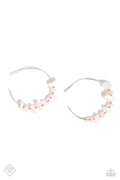 Paparazzi Euphoric Enjoyment - Rose Gold Earring Item #P5HO-GDRS-311OB