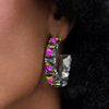 Paparazzi Blazing Bow - Multi Earring Item #P5HO-MTXX-076NX