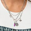 Paparazzi Notable Navigator - Purple Necklace Item #P2SE-PRXX-243PA