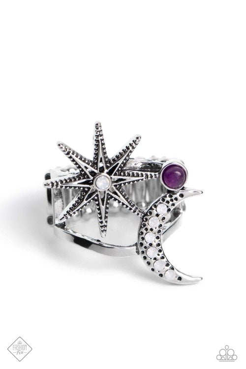 Paparazzi Stellar Seeker - Purple Ring  #P4ST-PRXX-020PA