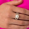 All American PEARL - White Ring Item #P4ST-WTXX-026OC