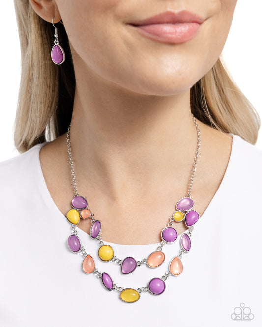 Paparazzi Variety Vogue - Purple Necklace P2ST-PRXX-171XX