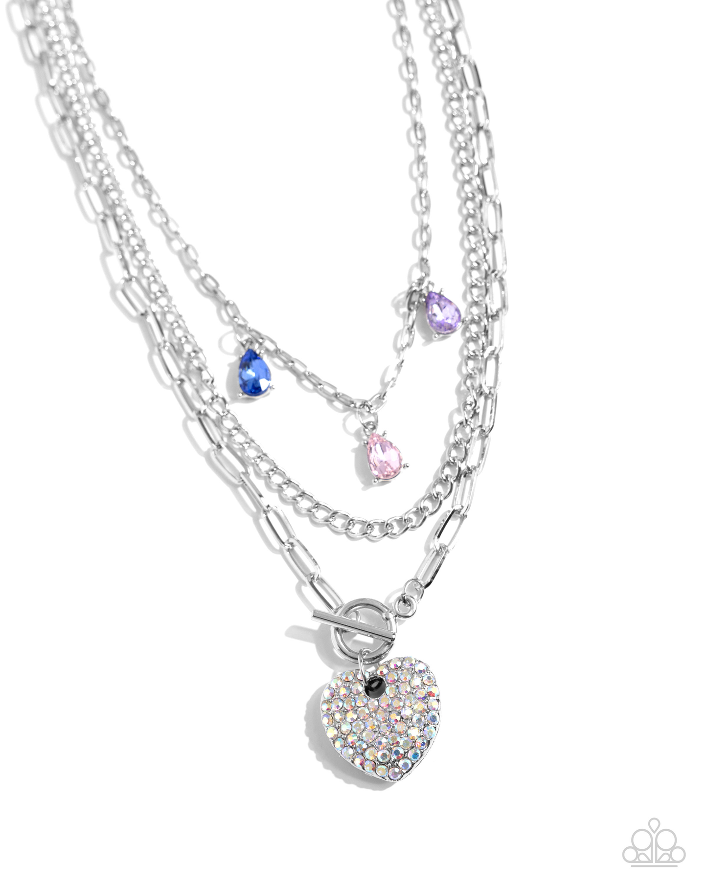 Paparazzi HEART History - Multi Necklace P2RE-MTXX-246XX