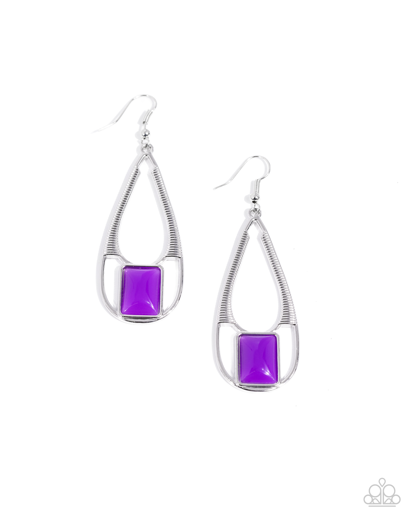 Paparazzi Adventure Story - Purple Earring  P5SE-PRXX-097XX