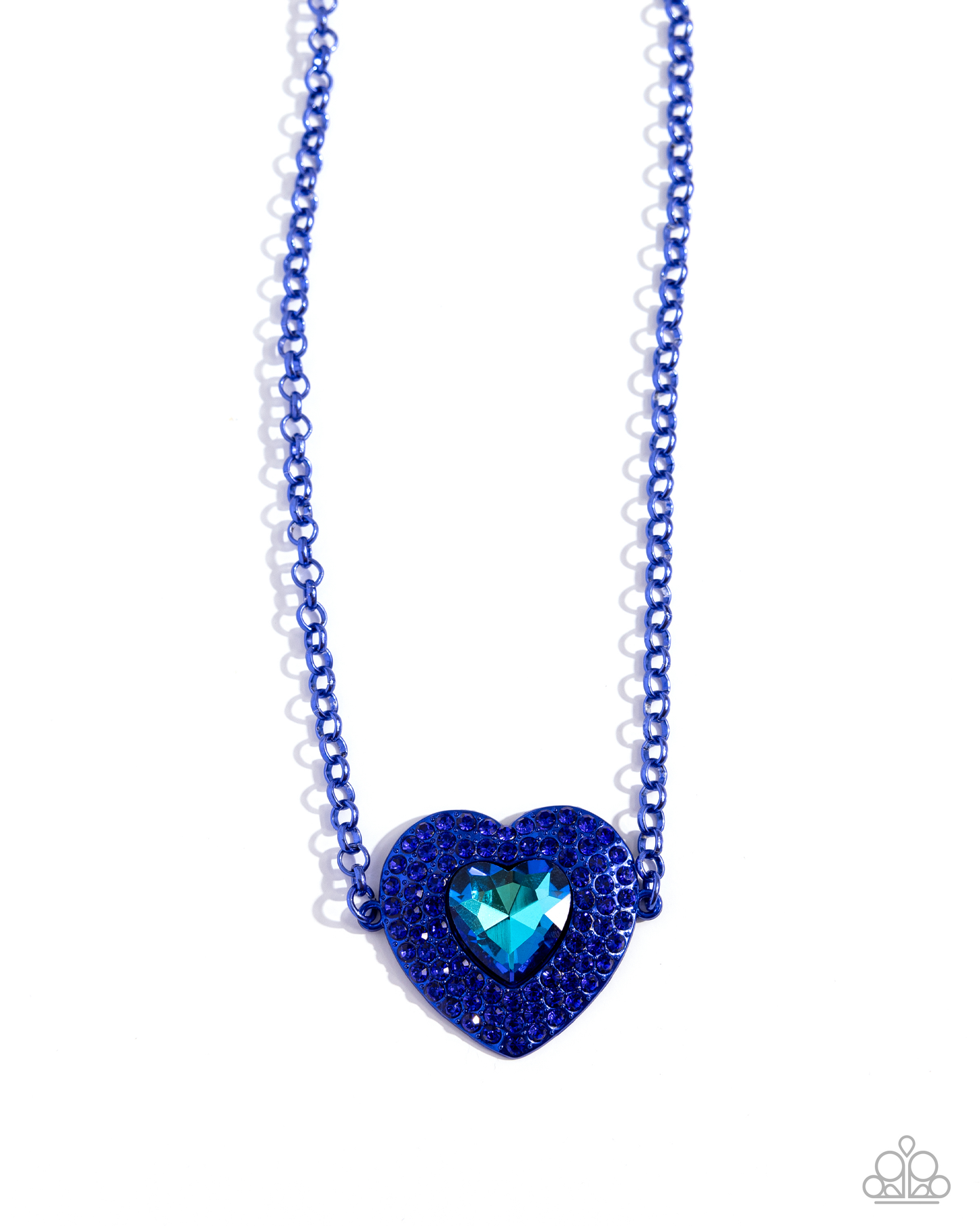 Paparazzi Locket Leisure - Blue Necklace P2ST-BLXX-279XX