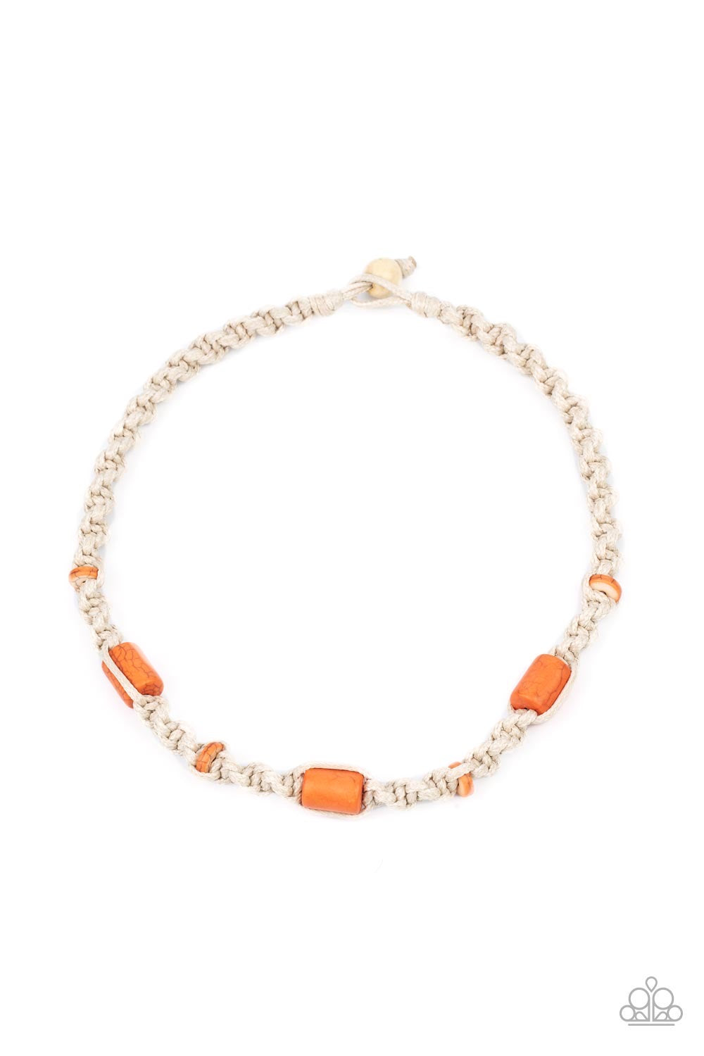 Paparazzi Explorer Exclusive - Orange Urban Necklace P2UR-OGXX-026XX