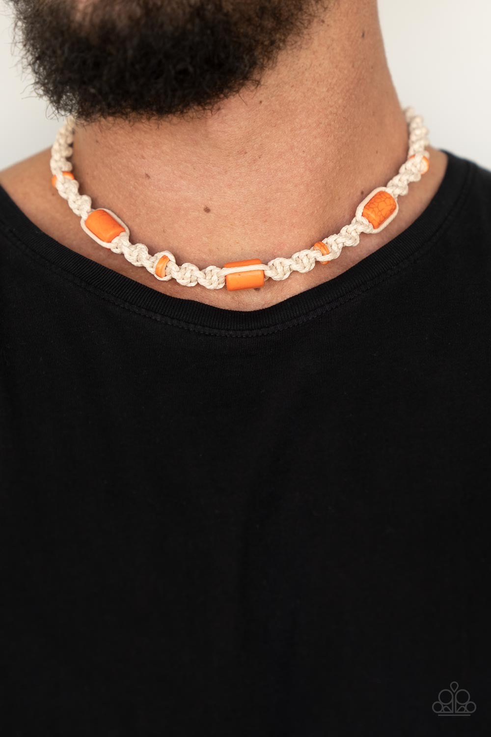 Paparazzi Explorer Exclusive - Orange Urban Necklace P2UR-OGXX-026XX