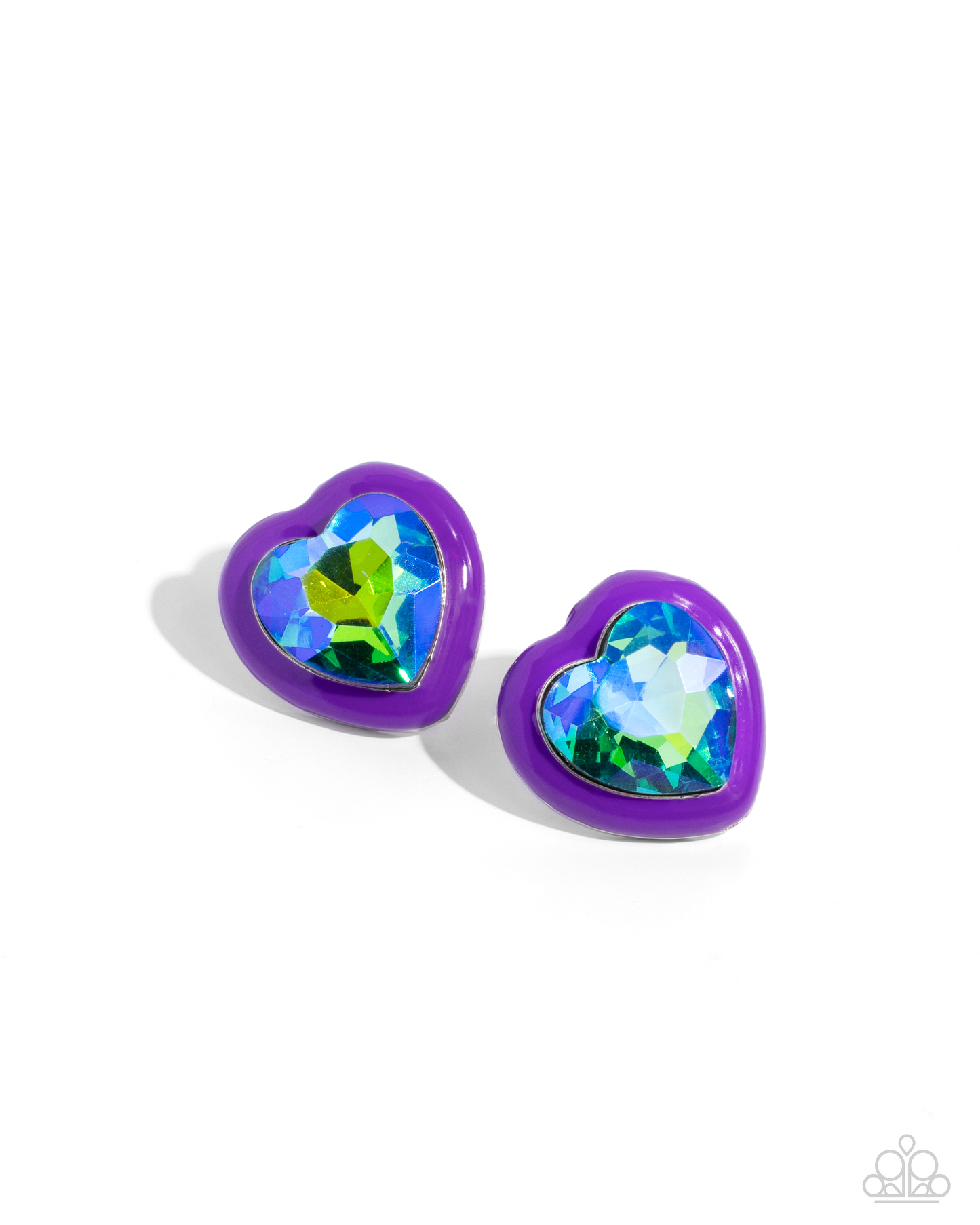 Paparazzi Heartfelt Haute - Purple Post  Earring P5PO-PRXX-025UM