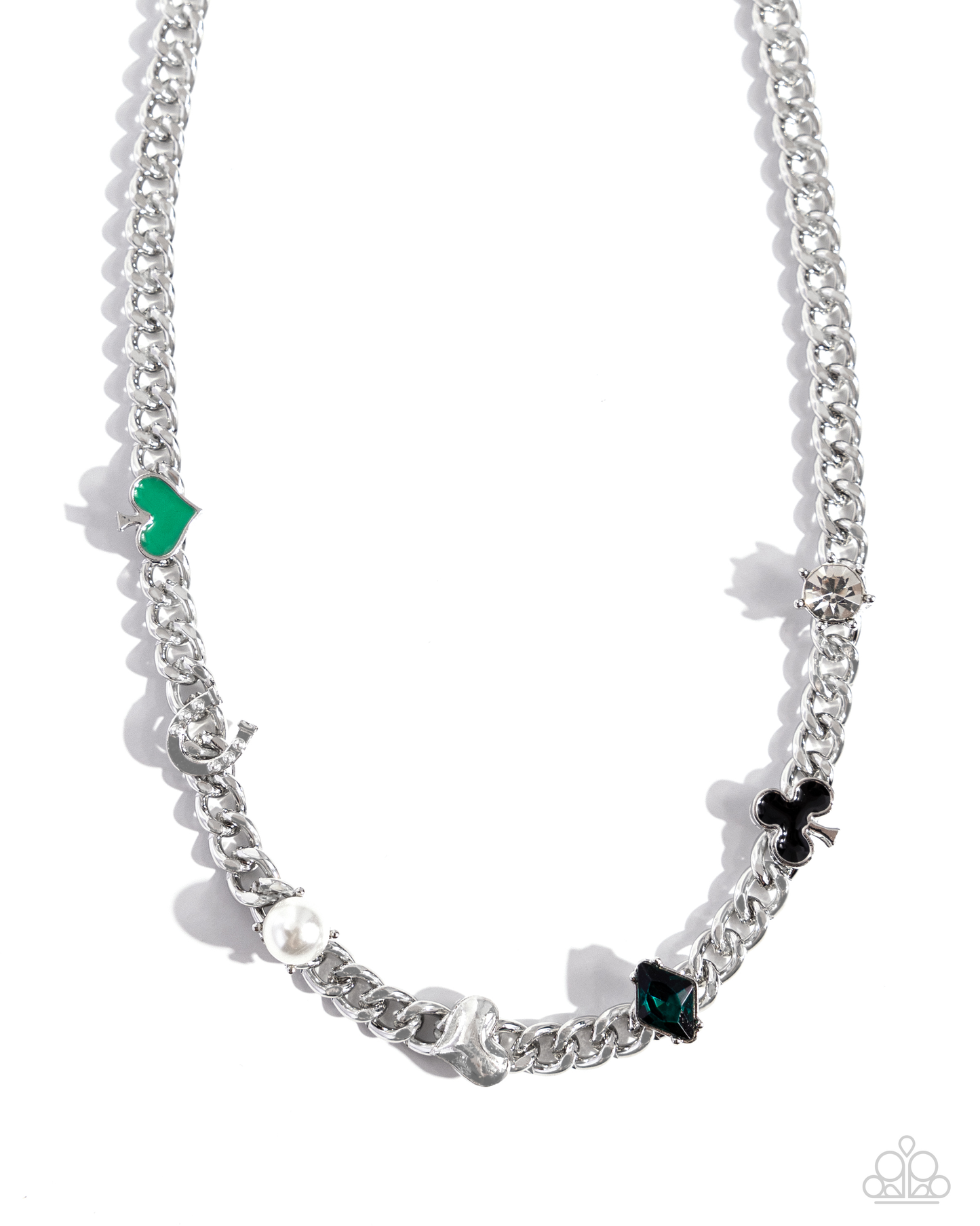 Paparazzi Vegas Vault - Green Necklace  P2WH-GRXX-413XX