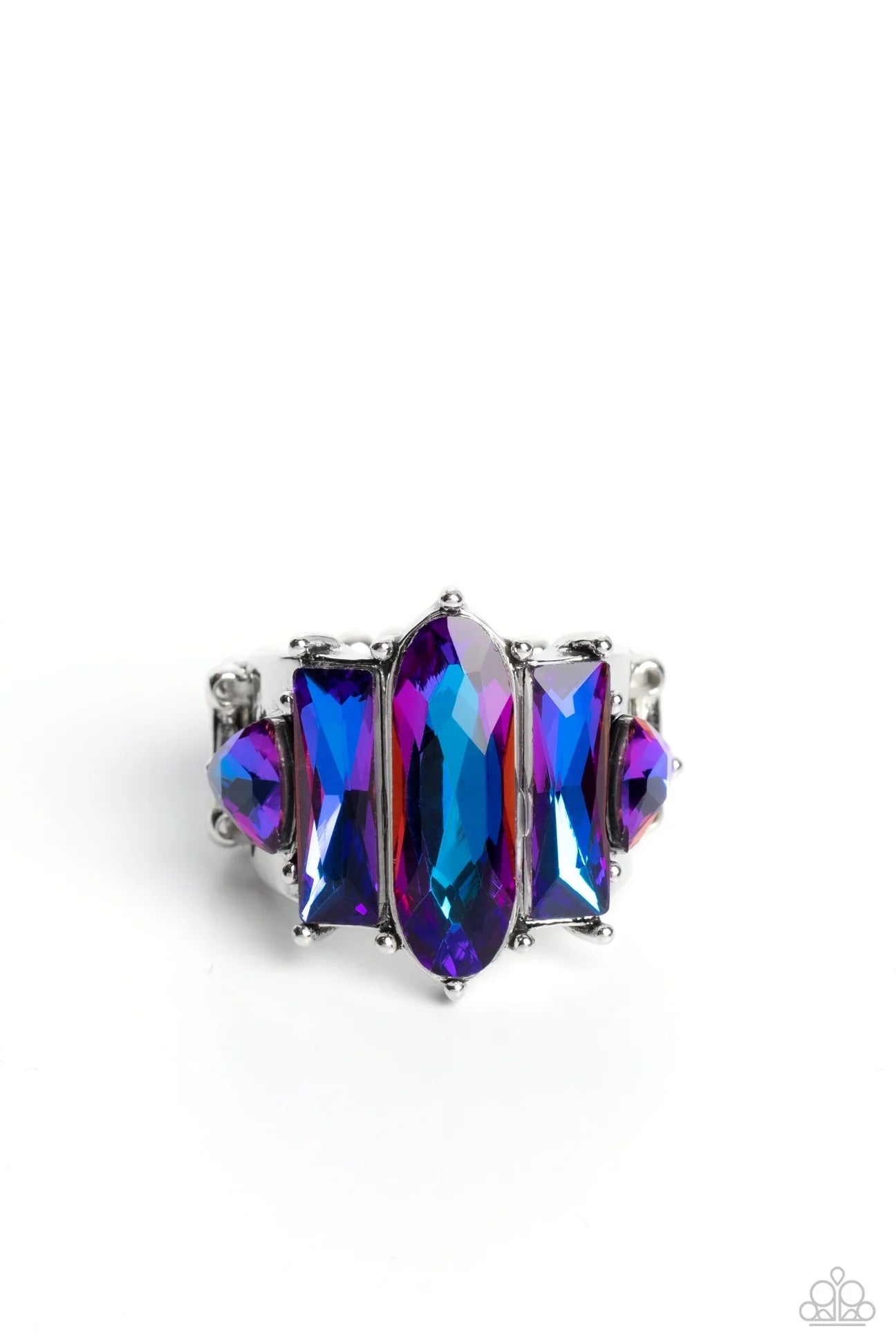 Iridescently Interstellar - Purple Ring - Paparazzi Accessories