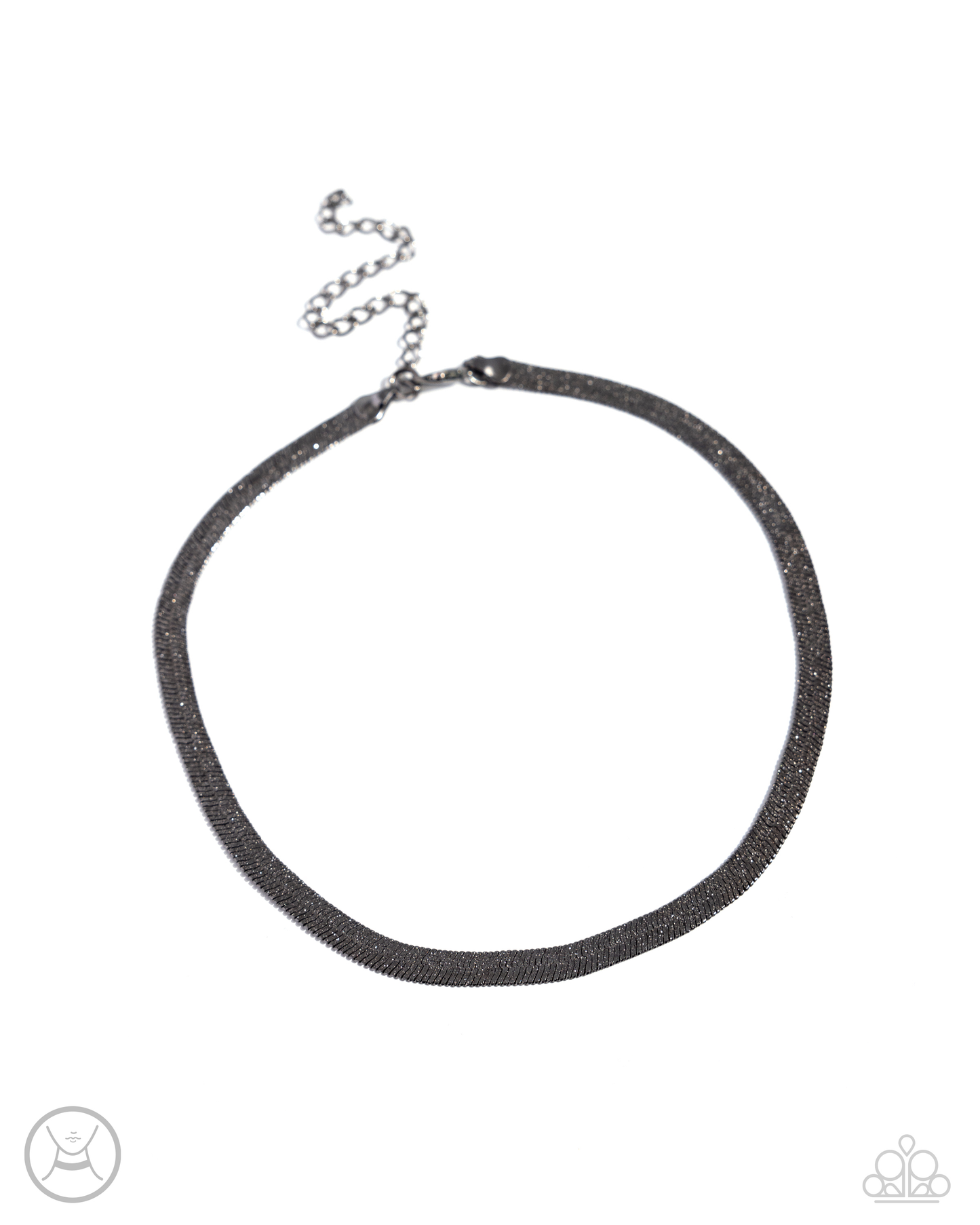 Paparazzi Simply Scintillating - Black  Necklace P2CH-BKXX-107XX