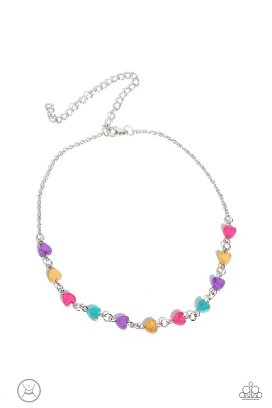 Paparazzi Wild at Heart - Pink Necklace P2CH-PKXX-027XX