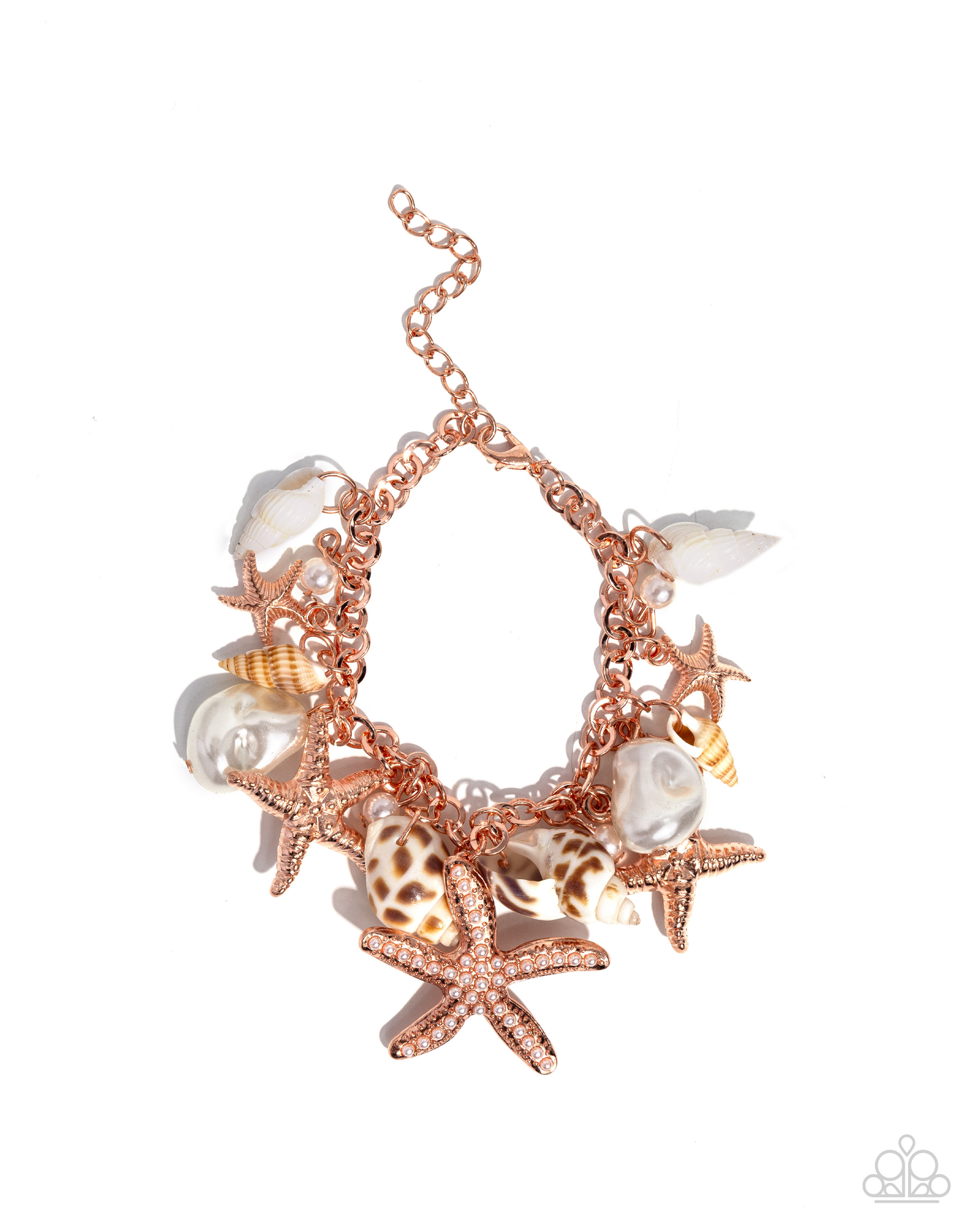 Paparazzi Seashell Song - Copper Bracelet P9ST-CPSH-024VL