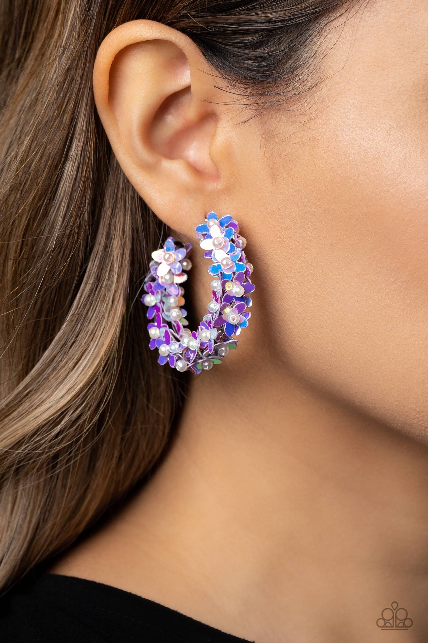 Paparazzi Fairy Fantasia-Purple Earring  P5HO-PRXX-018XX