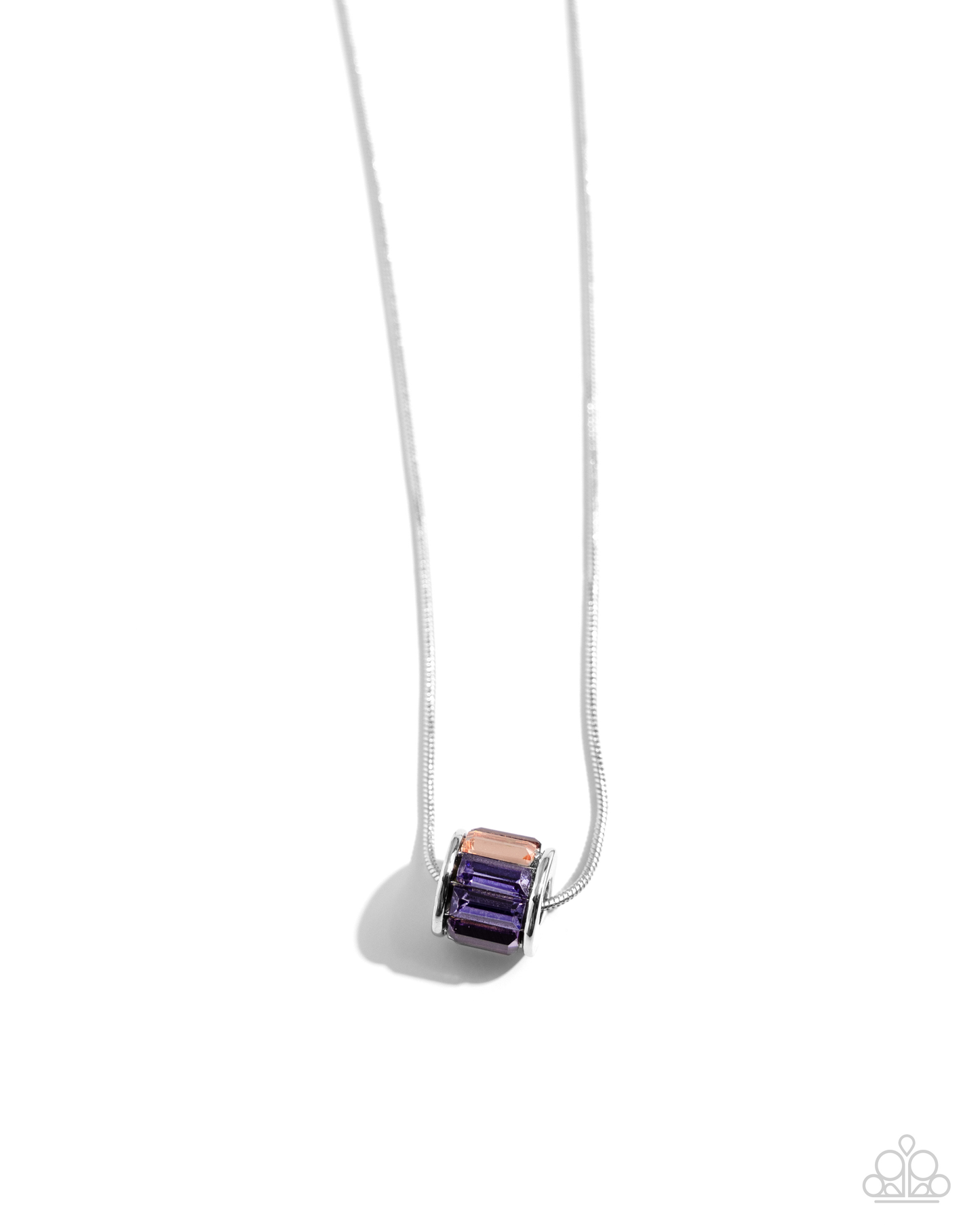 Paparazzi Warden Wheel - Purple Necklace P2DA-PRXX-158XX