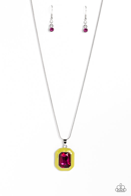 Paparazzi Emerald Energy - Multi Necklace P2RE-MTGR-223XX