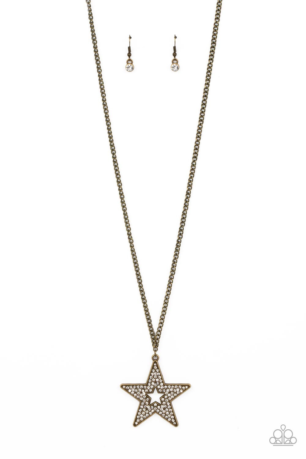 Paparazzi Superstar Stylist - Brass Necklace P2WH-BRXX-171XX