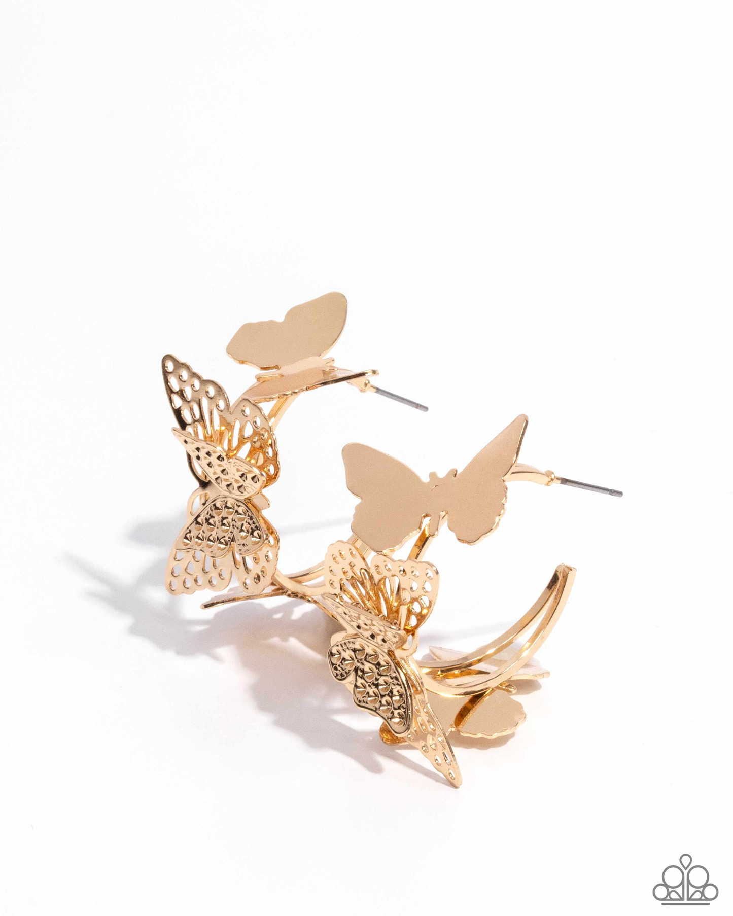 Paparazzi No WINGS Attached - Gold Post Earring  P5HO-GDXX-356XX