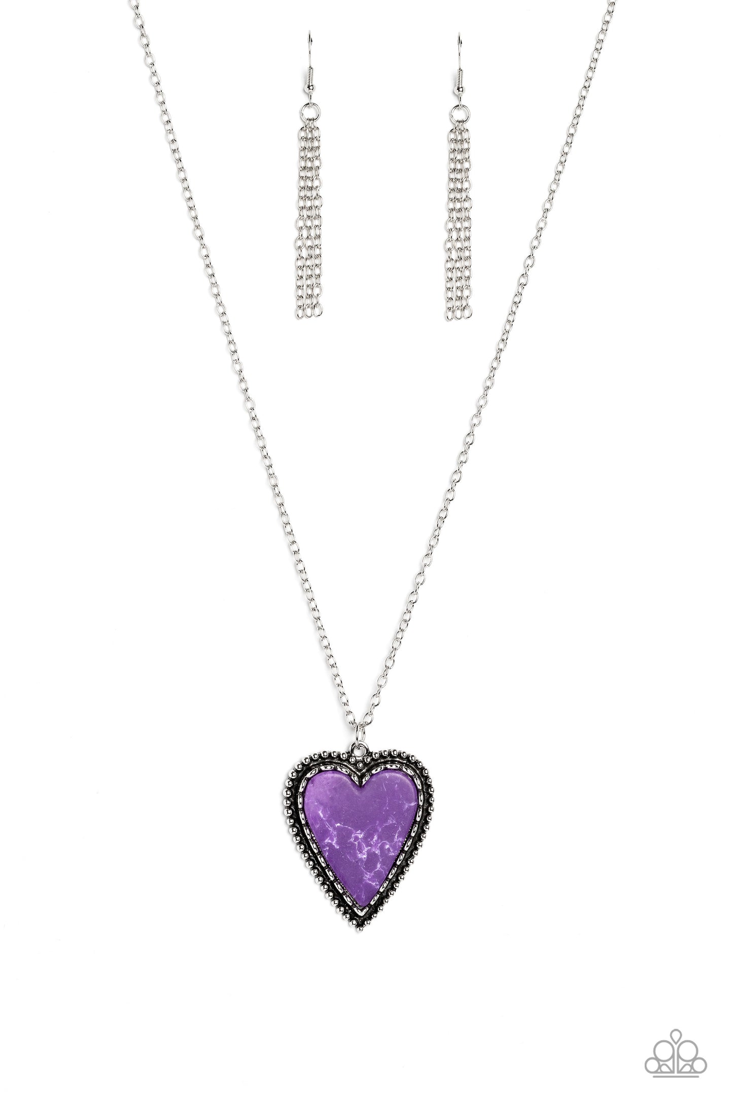 Paparazzi Stony Summer - Purple  Necklace P2SE-PRXX-242XX