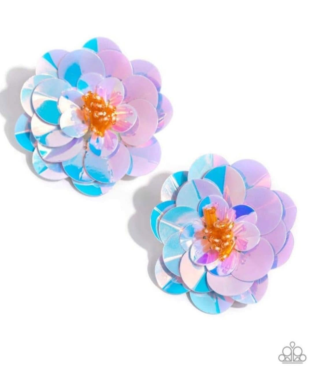 Paparazzi Floating Florals-Multi Post Earring