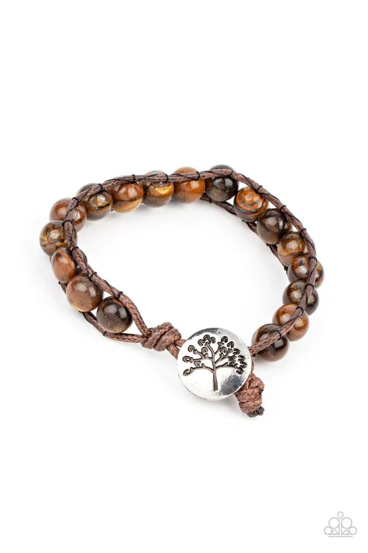 Paparazzi Bracelet ~ Seasonal Bounty - Brown