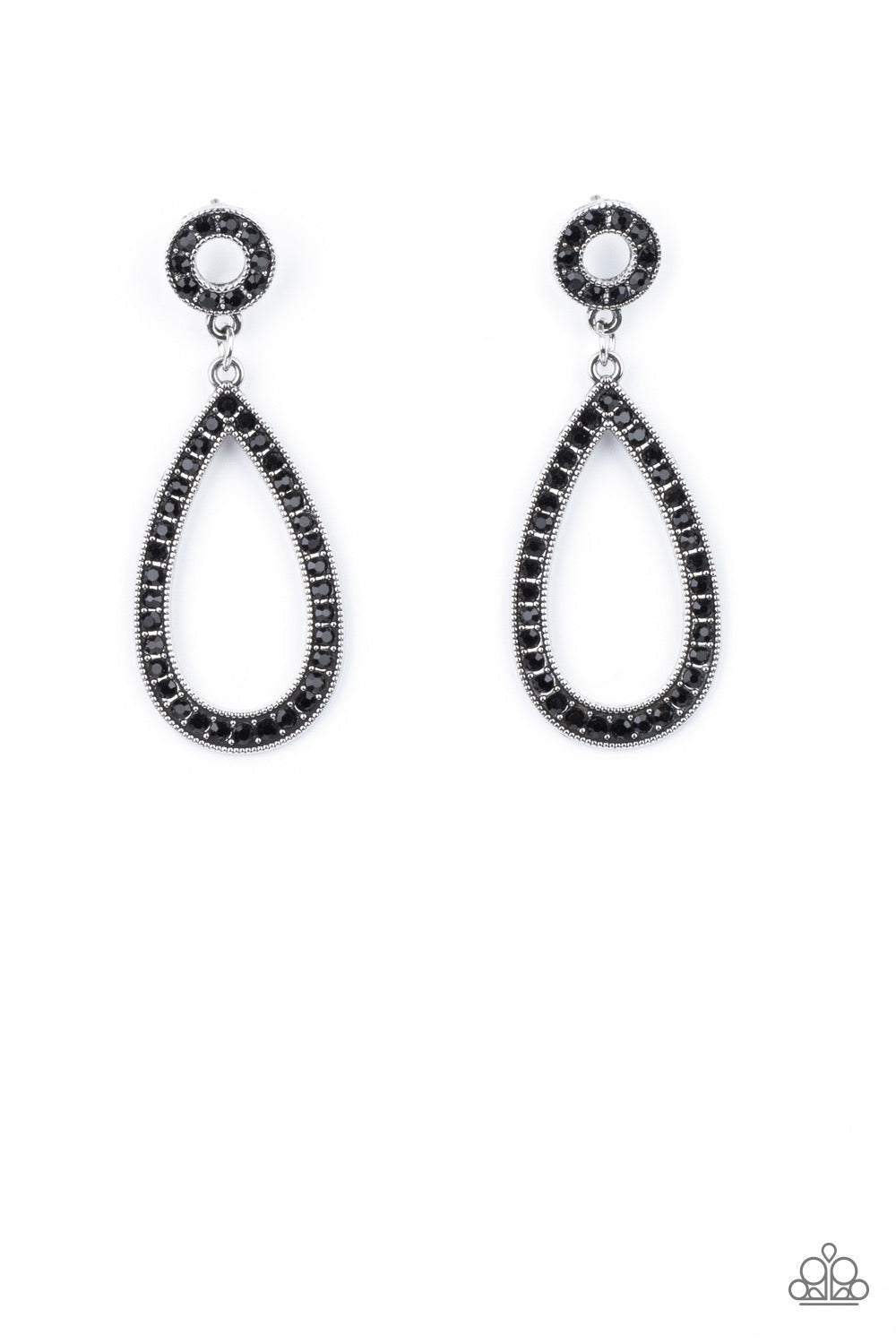 Paparazzi Regal Revival - Black Post Earring P5PO-BKXX-161XX