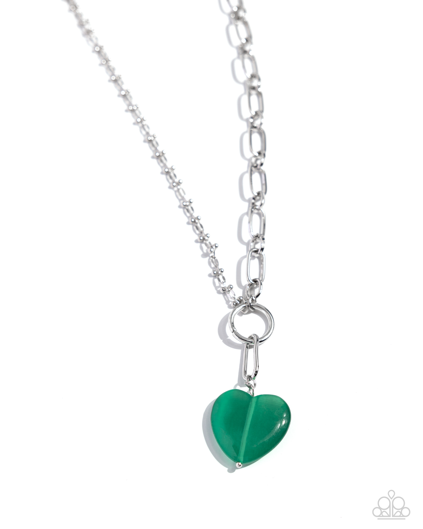 Paparazzi Definition of HEART - Green Necklace P2WH-GRXX-409WE